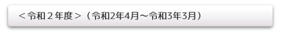 <令和2年度>(令和2年4月~令和3年3月)